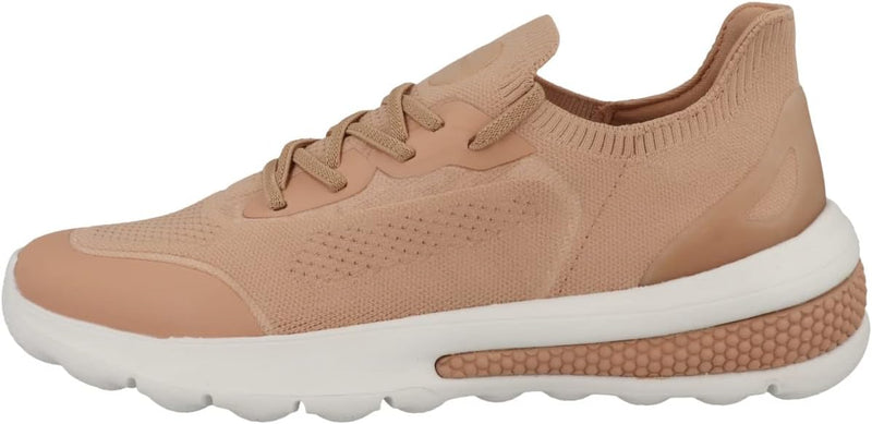 Geox Damen D Spherica Actif Sneaker 35 EU Peach, 35 EU Peach