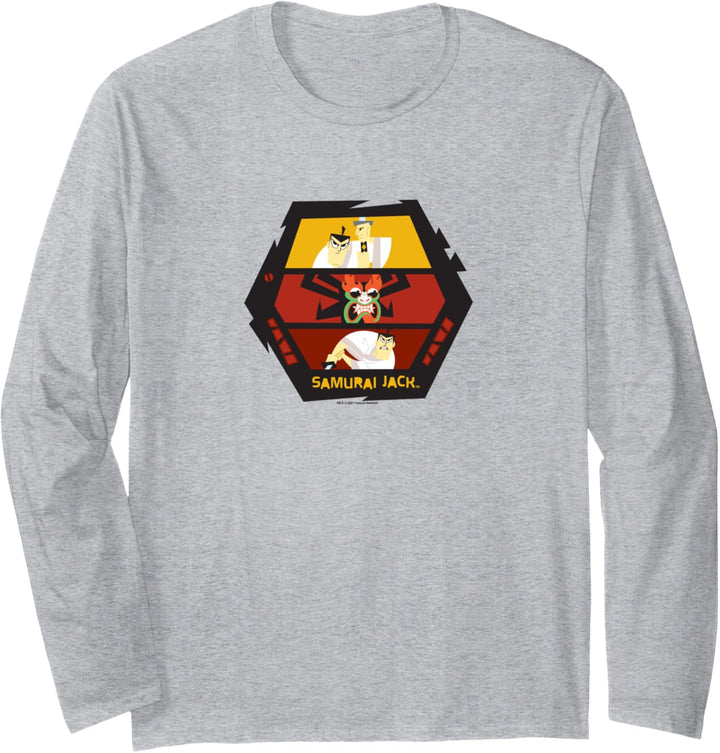 Samurai Jack Double Jack vs Aku Hex Langarmshirt