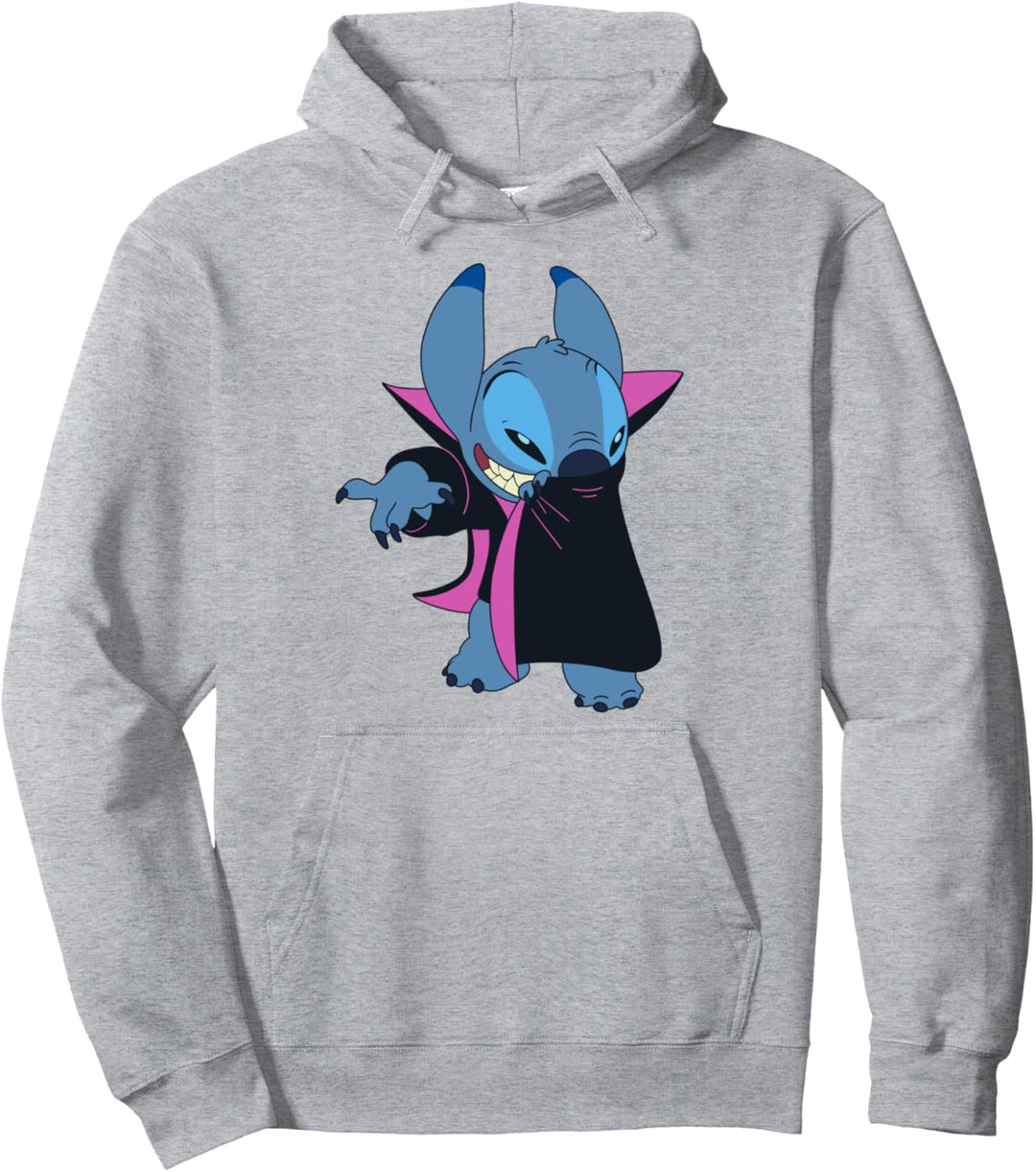 Disney Lilo & Stitch Halloween Stitch Vampire Costume Pullover Hoodie