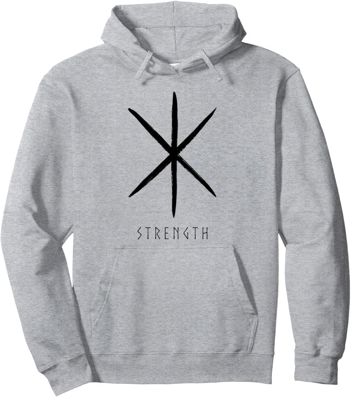 Wikinger "Stärke" Bindungsrune Pullover Hoodie