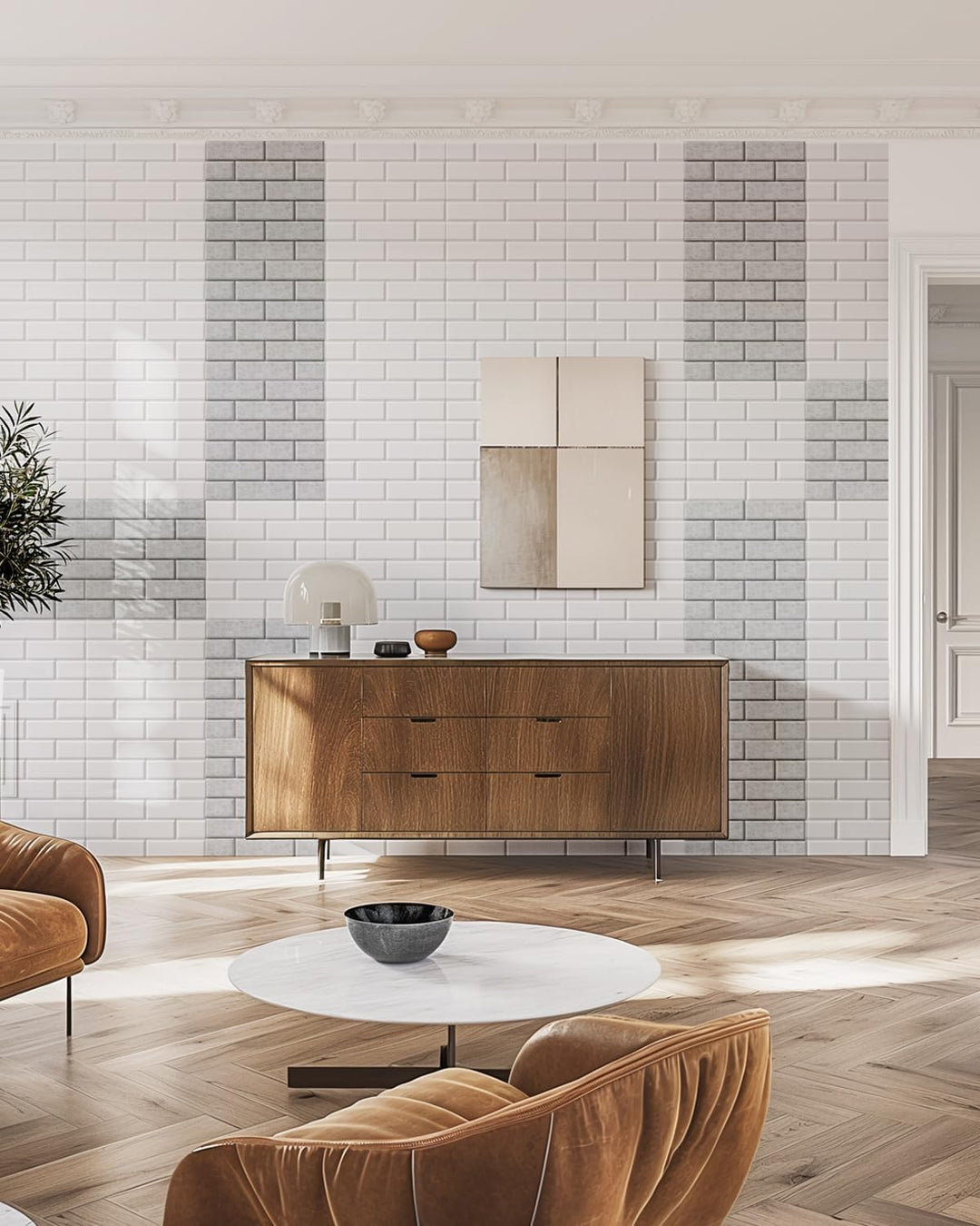 Akustikplatten Selbstklebend, 12 Stück Schallabsorber für Wand, Tür, Decke, Acoustic Panels, Studio,