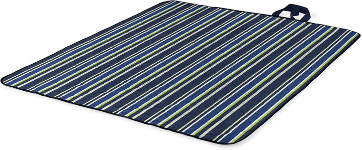 PICNIC TIME ONIVA - a Brand Picknick Zeit Vista Outdoor Decke, Navy/Lime Stripes, 16 x 11 x 3, Navy/