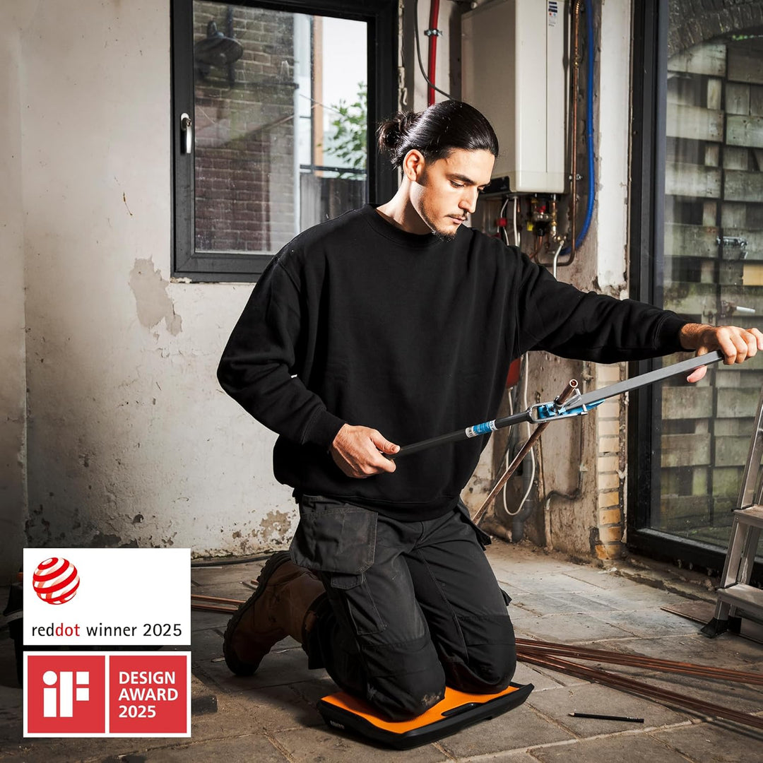 FENTO BOARD M2 | Ergonomisches Kniebrett | Multifunktionales Kniekissen mit Magnet-Ablage, Anti-Ruts