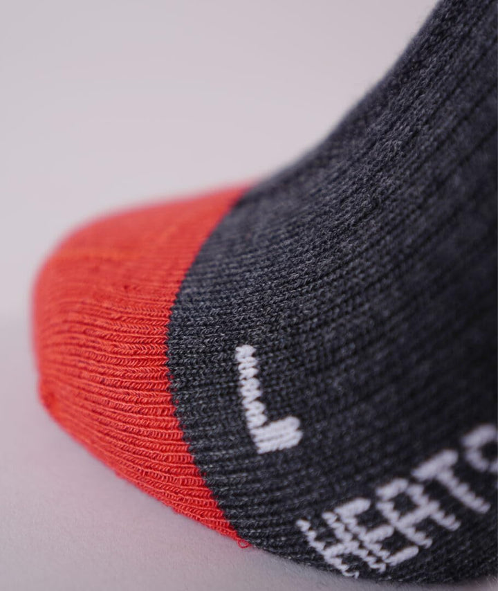 Lenz Heat 5.1 Socken 2023 Anthracite/red 42-44, 42-44