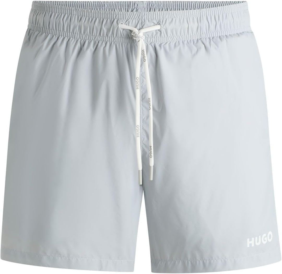 HUGO Herren Haiti Badeshorts aus schnell trocknendem Recycling-Gewebe mit Logo XS 50light/Pastel Gre