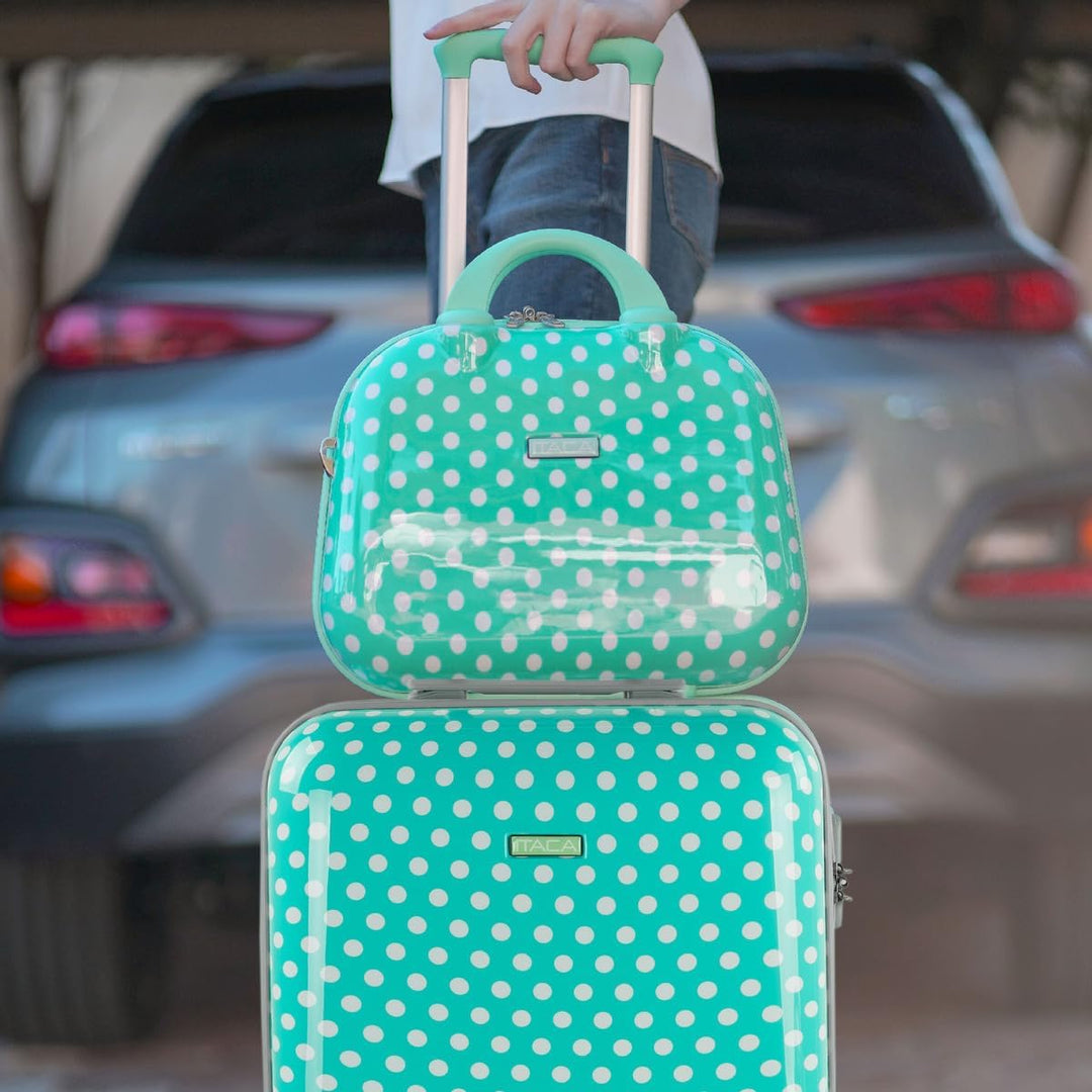 ITACA - Kinderkoffer Koffer Kindertrolley für Reisen mit Leichtgewicht stabilem Design geräumigem In