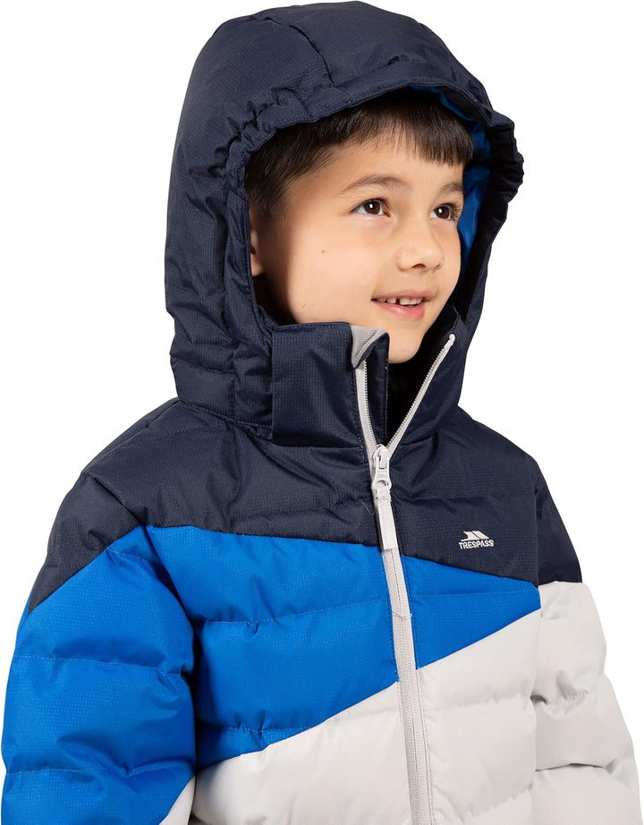 Trespass Boys Layout Waterproof Padded Casual Jacket 98 Hellgrau, 98 Hellgrau