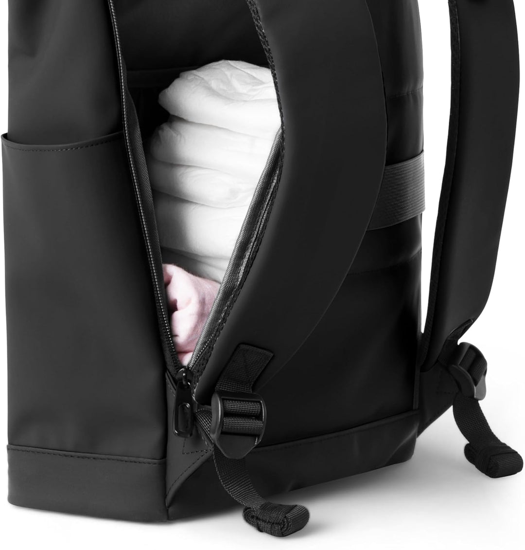 kikka boo CERISE Wickelrucksack, Mommy Bag, Kinderwagenbefestigungen, Grosse Kapazität, Tragbare Wic