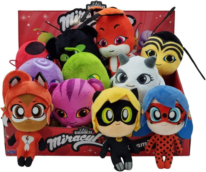 BANDAI - Miraculous Ladybug - Weiches Stofftier 15cm - Pollen - P50694, Pollen