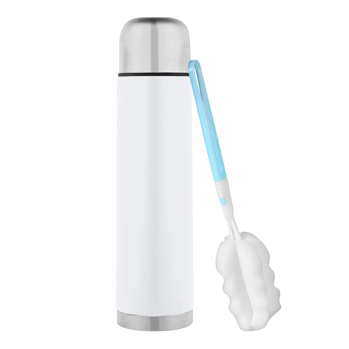 GRÄWE Thermoflasche, Edelstahl, 1L Vakuum-Isolierte Isolierflasche mit Drehverschluss und Trinkbeche
