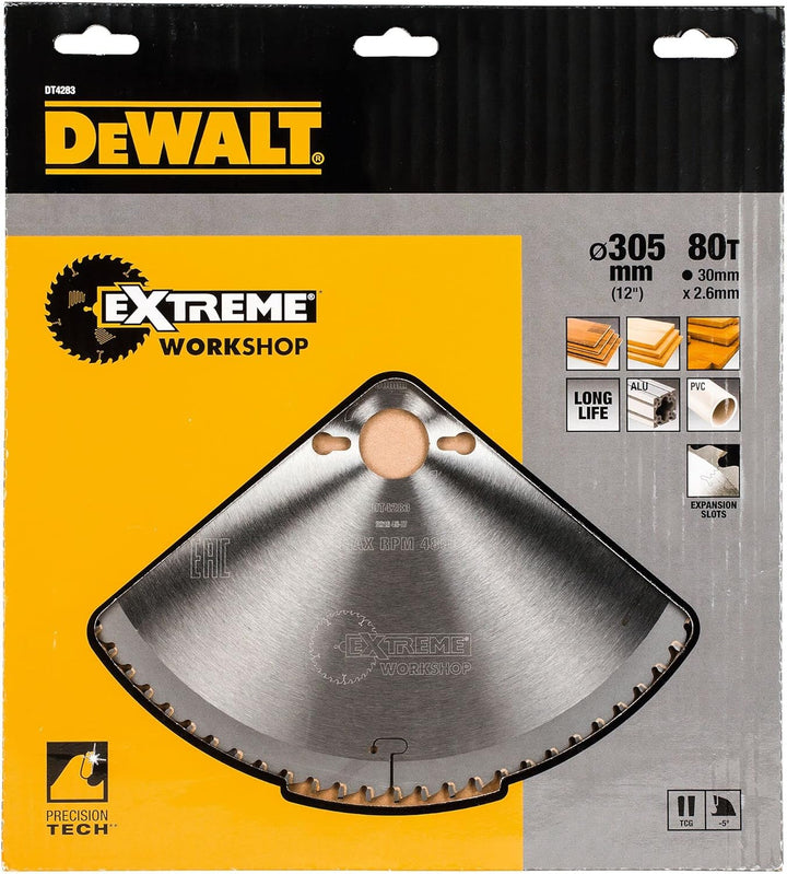 DEWALT Kreissägeblatt Extreme DT4283 (für den Einsatz auf Stationärsägen, für extra feine Schnitte i