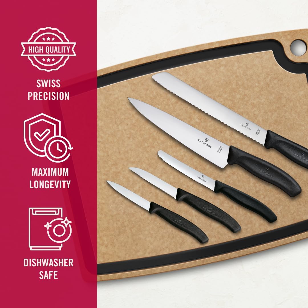 Victorinox, Swiss Classic, Profi Küchengarnitur, 5-teilig, , schwarz Single, Single