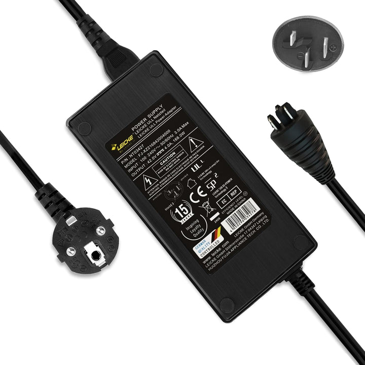 LEICKE Netzteil für Bosch e Bike Ladegerät 36V 4A 42V 4A Bosch Active/Performance Line E-Bike Akku m