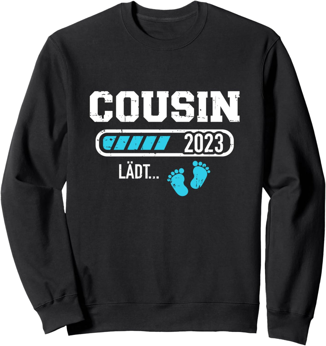 Cousin lädt 2023 Schwangerschaft verkünden Sweatshirt
