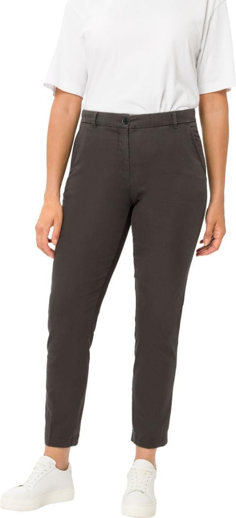 BRAX 7/8 Damen Jeans Hose Maron S 7/8 Gabardinestretch Dunkelgrau 34W / 32L Dunkelgrau, 34W / 32L Du