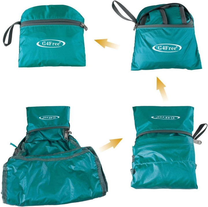 G4Free 20L Faltbarer Rucksack Ultraleichter Wanderrucksack Daypack für Männer Frauen und Kinder für
