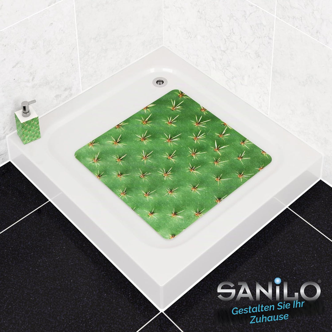 Sanilo Badematte 53 x 53 cm, rutschfeste Duschmatte für Dusche und Badewanne, Antirutschmatte maschi