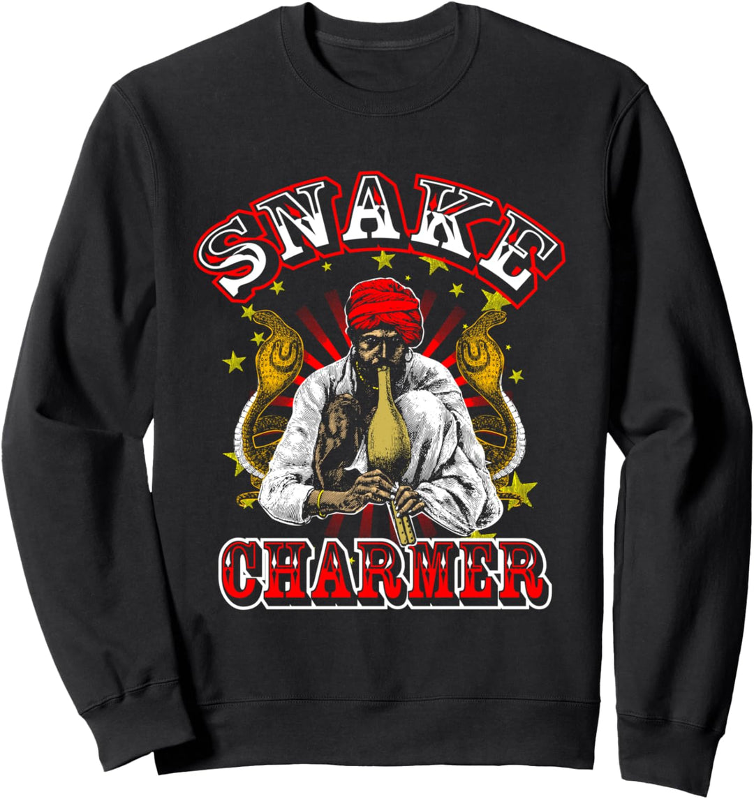 Schlangenbeschwörer Tiertrainer Akrobat Zirkuspersonal Karne Sweatshirt