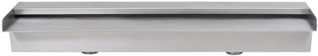 vidaXL Wasserfall Edelstahl 60 cm Wasserspiel Waterfall Kaskade Pool Teich ohne LED/60 cm