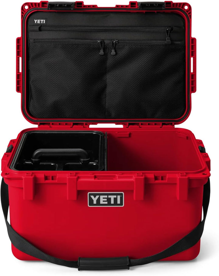 YETI Loadout go Box 2.0, 30 Rescue Red, Rescue Red