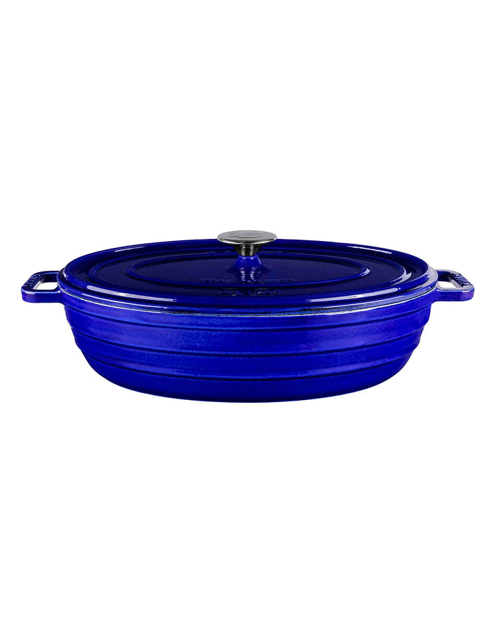 Sallys Gusseisenbräter Alime (Royal Blue Majolika), Royal Blue Majolika
