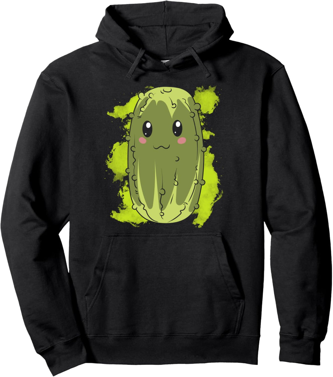 Essiggurke Saure Gürkchen Gemüse Vegetarier Süsses Gurke Pullover Hoodie