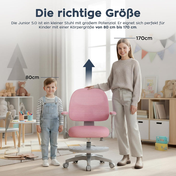 MARK ADLER Junior 5.0 ergonomischer Schreibtischstuhl Kinder – Mitwachsender Kinder Schreibtischstuh
