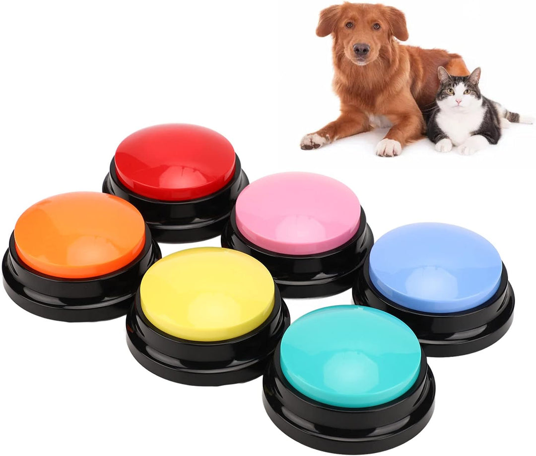 Annadue Learning Resources – 6 Stück Buzzer mit Aufnahmefunktion, Answer Buzzers, Kommunikationstast