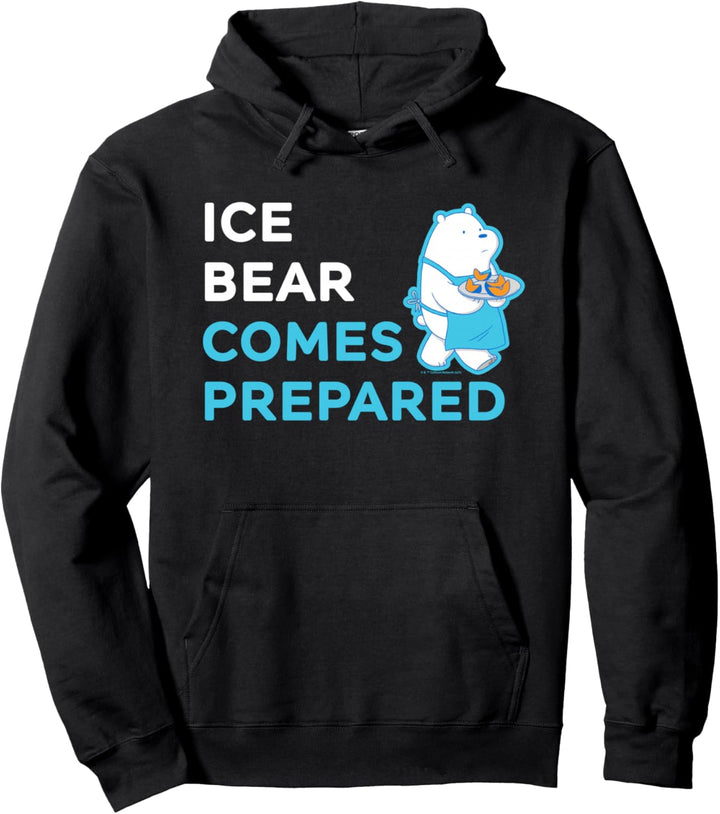 We Bare Bears Ice Bear Comes Prepared Pullover Hoodie