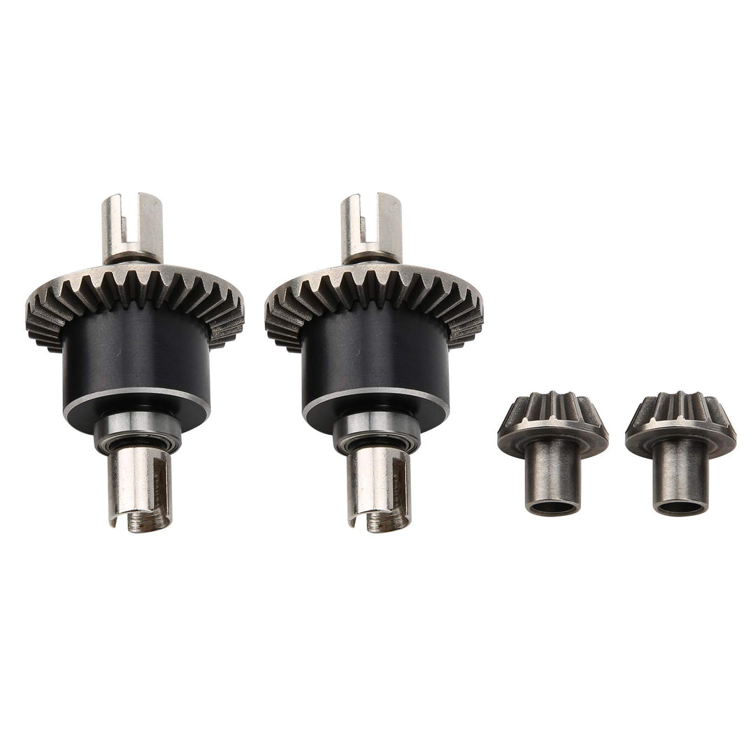 RC Differentialgetriebe, Metall Differentialgetriebe Antriebsrad Radsatz Kompatibel mit WLtoys 14400