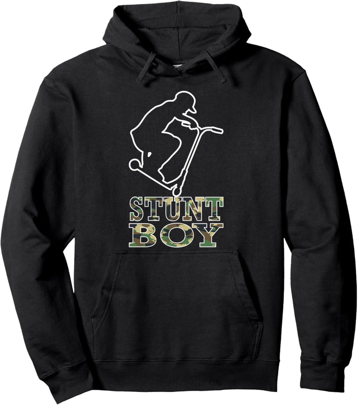 Stunt Boy für Stunt Scooter Fahrer und Skater Jungen Pullover Hoodie