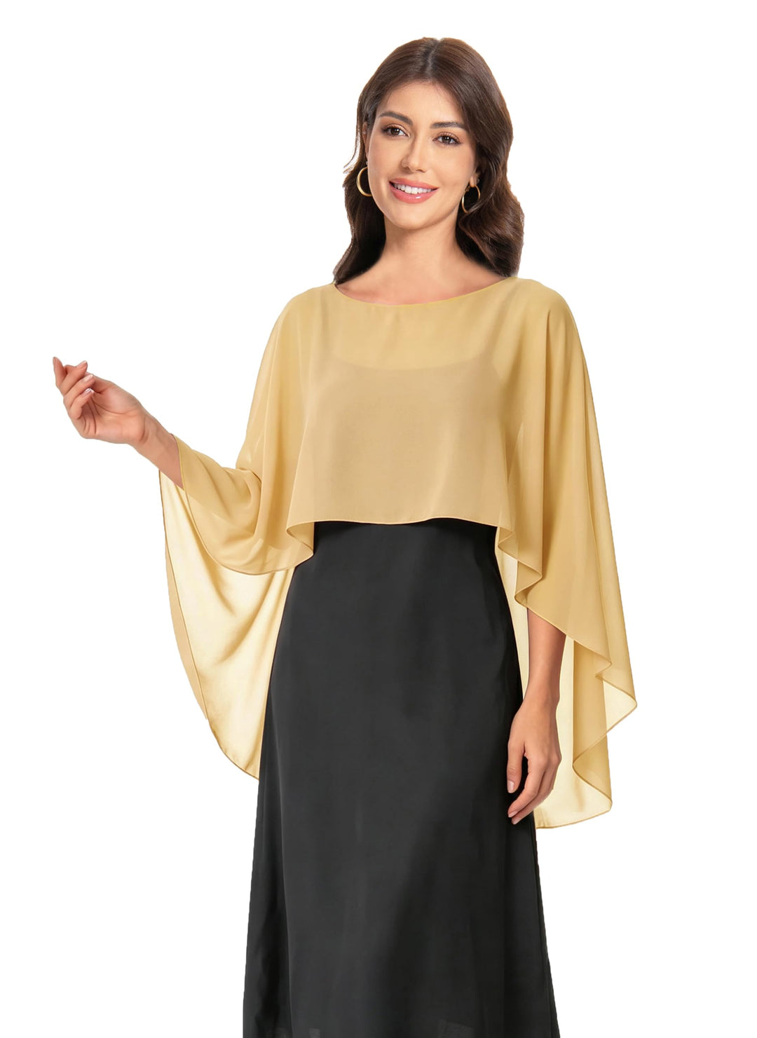 Baoqiya Damen 100 cm Einheitsgrösse Gold, Einheitsgr&amp;