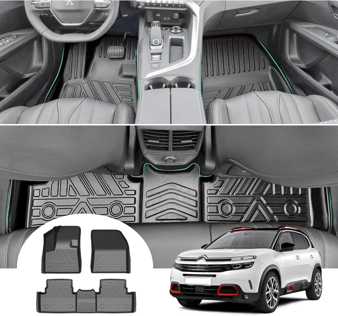 GAFAT Ci-troen C5 Aircross 2018-2023 2024 Fussmatten, C5 Aircross Fussmatten Gummimatten Original, 3