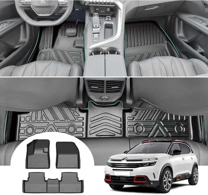 GAFAT Ci-troen C5 Aircross 2018-2023 2024 Fussmatten, C5 Aircross Fussmatten Gummimatten Original, 3