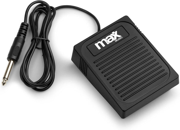 MAX Sustain Pedal - Universal Keyboard Haltepedal – Echtes Klaviergefühl, rutschfeste Gummisohle – p