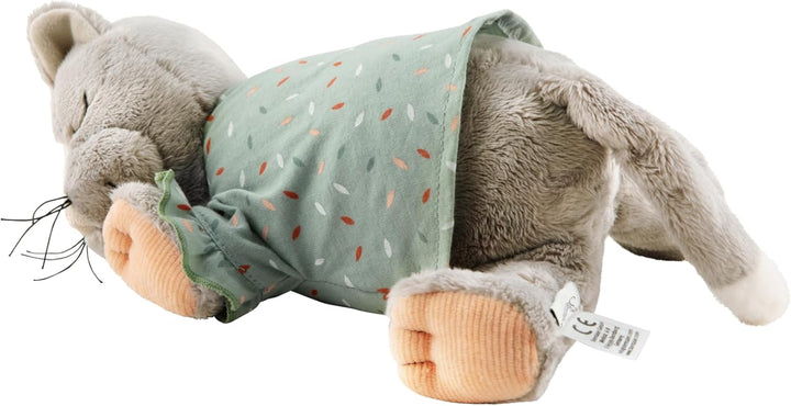 Sterntaler Schlaf Gut Figur Katze Lilly - Baby und Kinder Einschlafhilfe aus weichem Flausch - Kusch