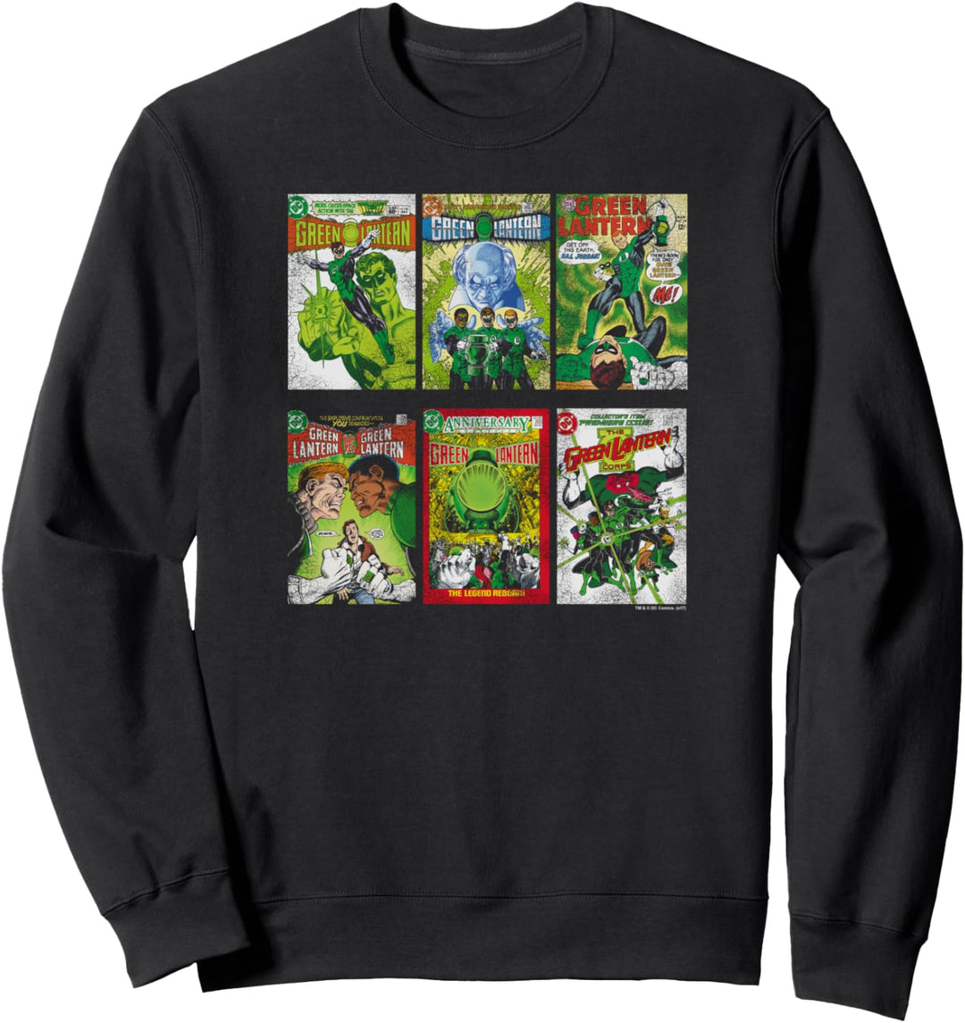 Green Lantern Comic Covers Sweatshirt