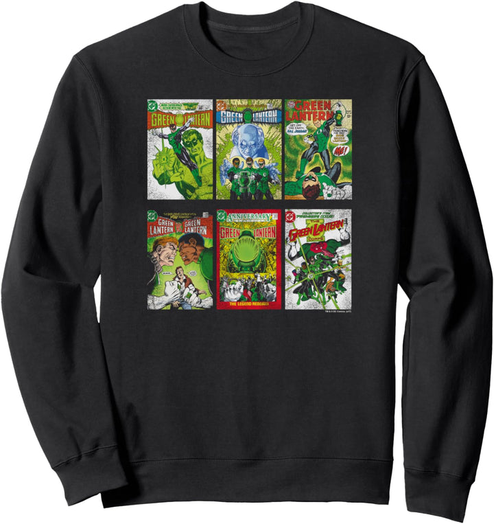 Green Lantern Comic Covers Sweatshirt