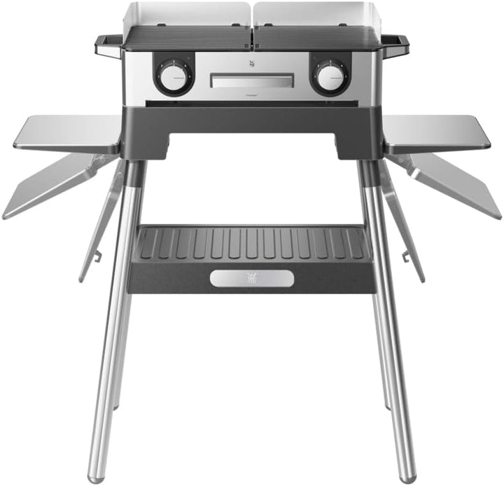 WMF Lono Grill Standfuss, 92,7 x 75,0 x 43,8 cm, stabil und sicher, klappbare Seitenablagen, kompati