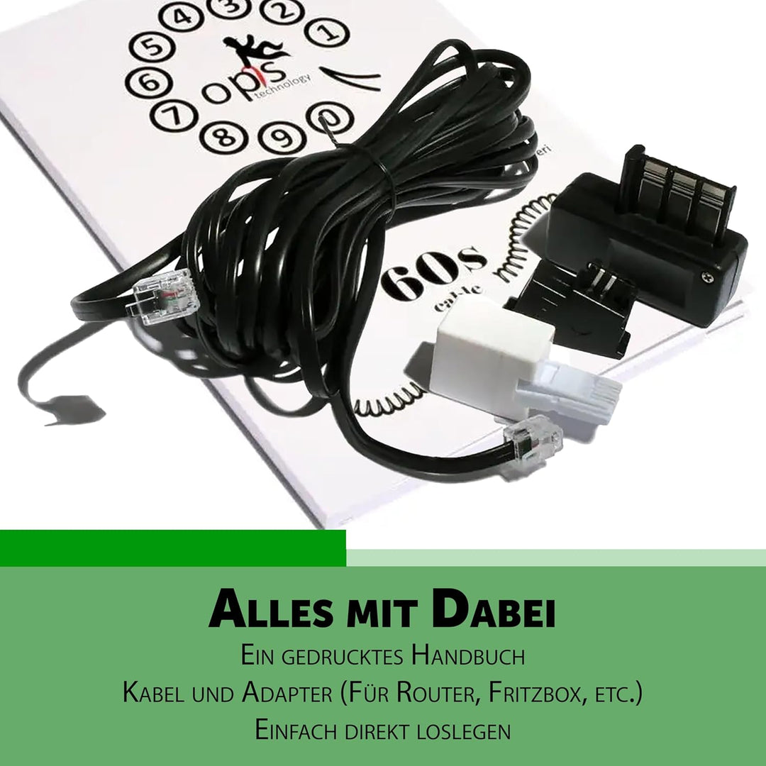 Retro Telefon Wählscheibe/Festnetztelefon Retro/Telefon mit Schnur/Telefon mit Wählscheibe/Telefon R