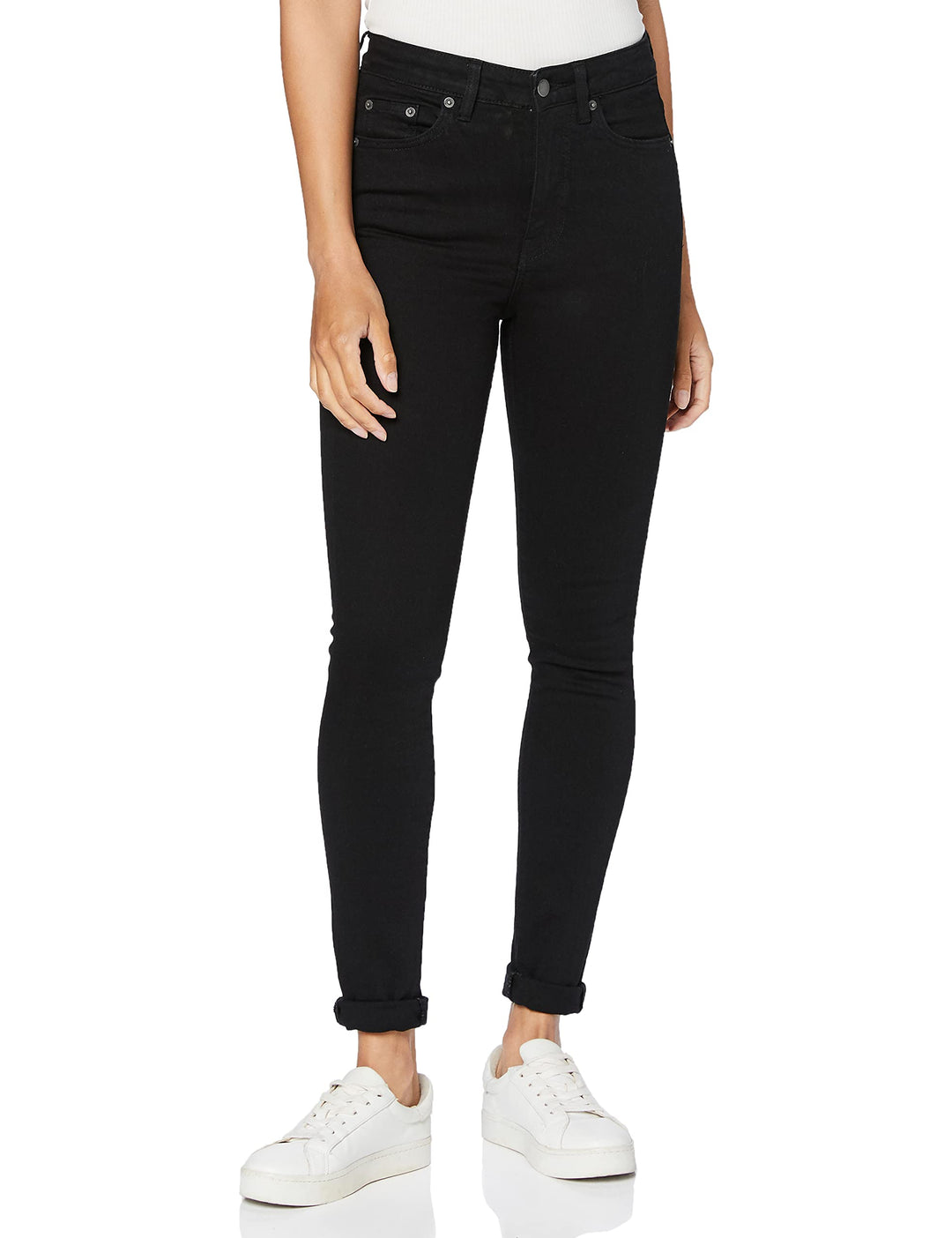 Dr. Denim Damen Erin Slim Jeans 26W / 28L Schwarz (Schwarz 101), 26W / 28L Schwarz (Schwarz 101)