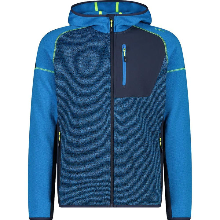 CMP Herren Hoodie Jacke Fleecejacke Fleecepullover 4XL Fluss-B. Blau, 4XL Fluss-B. Blau