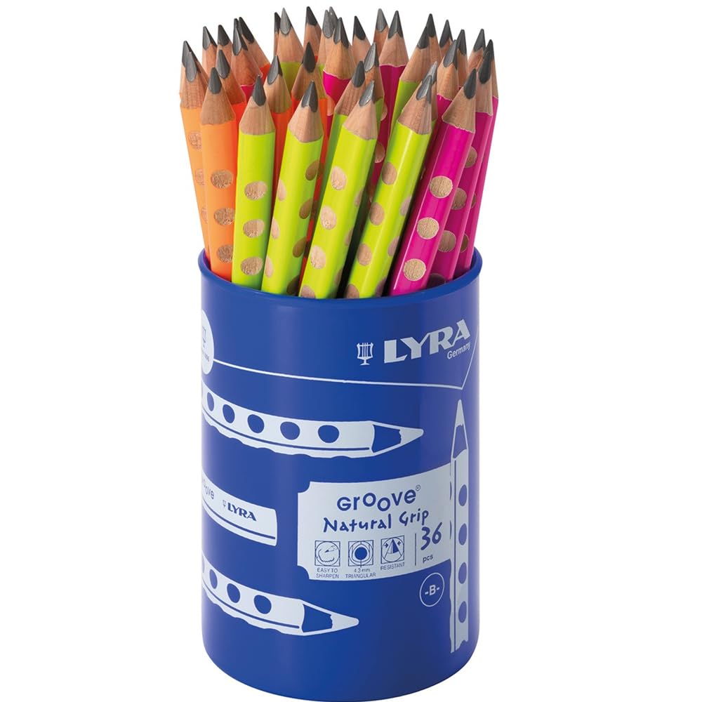 LYRA Groove Jumbo Graphitstift, neon lackiert, RD36, neon