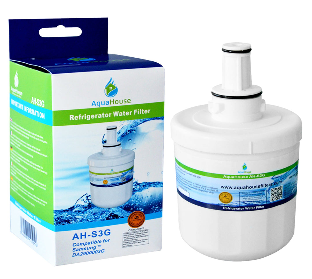 Aquahouse AH-S3G Wasserfilter kompatibel mit Samsung Kühlschrank DA29-00003G, HAFCU1 / XAA, HAFIN2 /