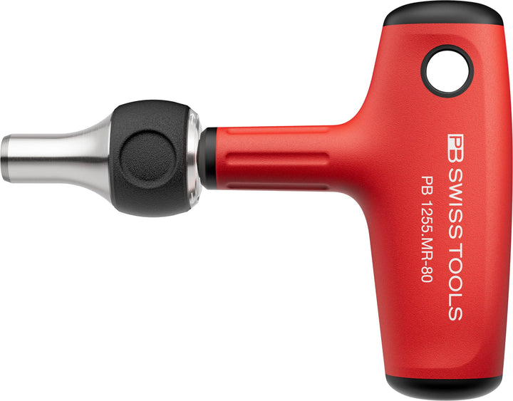 PB Swiss Tools Quergriff Ratschenschraubendreher PB 1255.MR-80 | 100% Swiss Made | T-Griff Schrauben