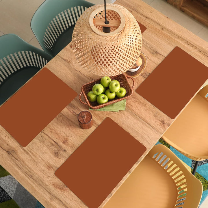 KitchenYeah© Platzsets Abwaschbar 6-Teilig 45x30 cm Tischsets Platzdeckchen Platzset Unterlage Tisch