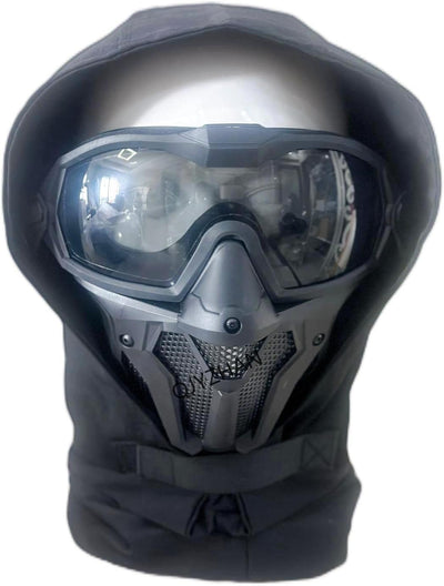 Taktische Airsoft Maske Und Balaclava Hut Maske Kit, Mit Nebel GogglesAustauschbare Transparente Und