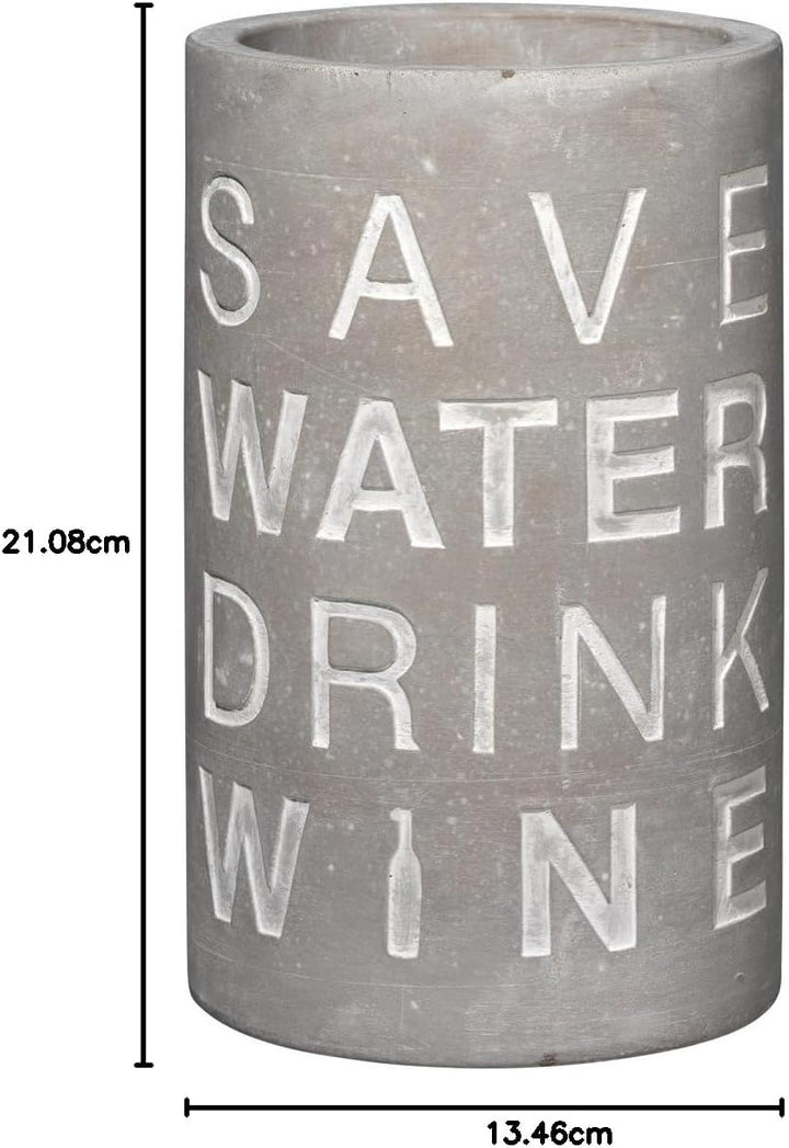 Räder Vino Beton Weinkühler Save Water Drink Wine