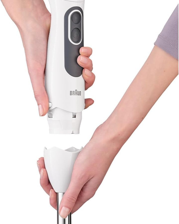 Braun MultiQuick 3 MQ 3135 Sauce Stabmixer – Pürierstab mit 11 Geschwindigkeiten plus Turbo-Stufe &