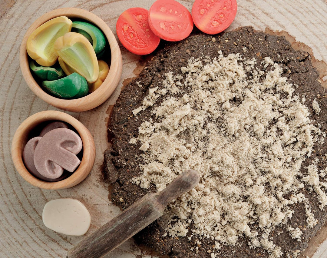 Pizza-Belag – sensorische Spielsteine